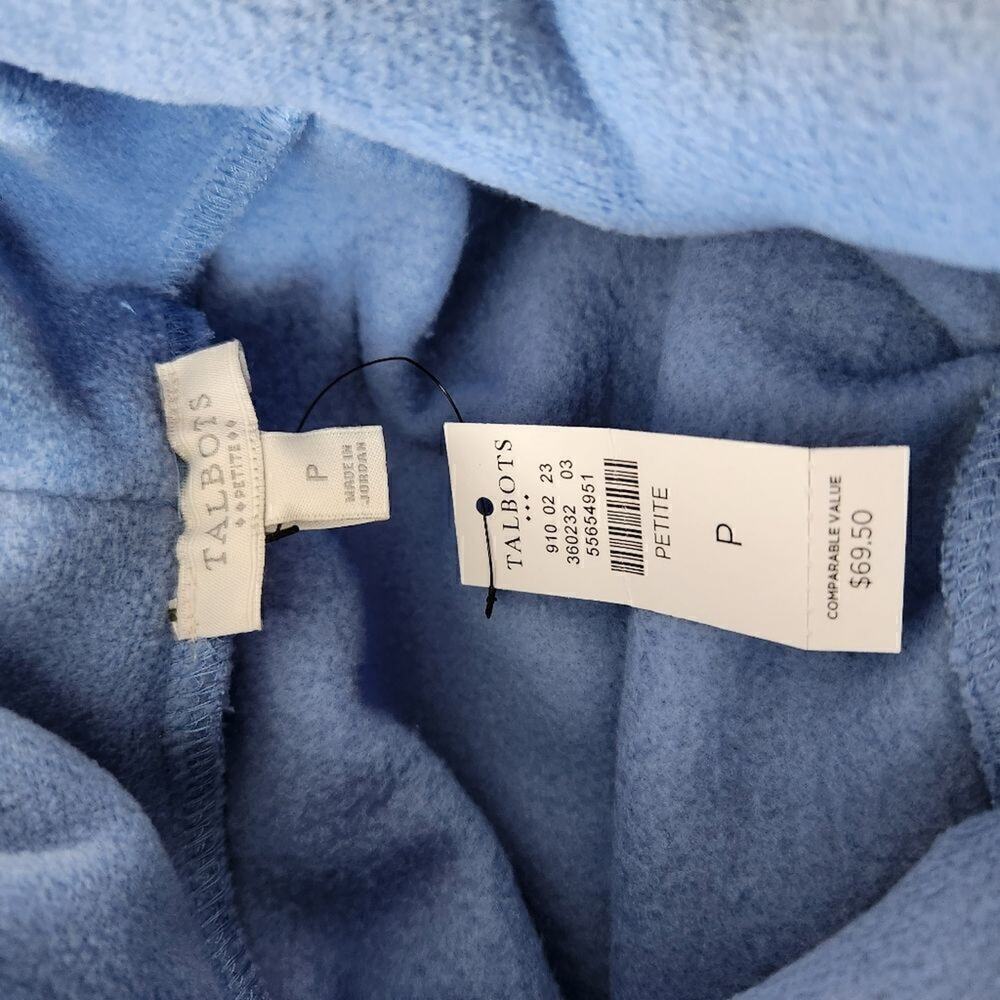 Talbots Microfleece Funnel Neck Pullover - Picture 6 of 7